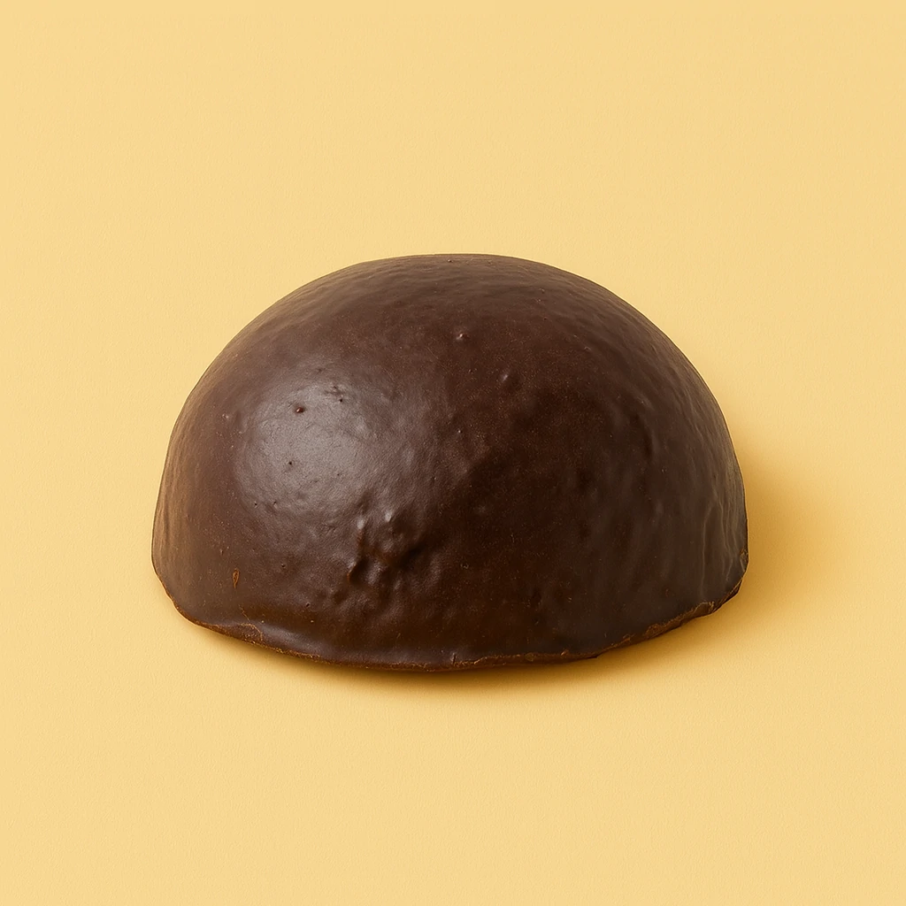 Parrozzo abruzzese artigianale con copertura al cioccolato fondente
